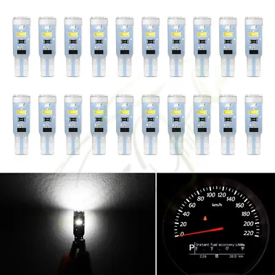 20X 74 T5 37 6000K Bright White 5SMD LED Bulb For Sun Visor Vanity Mirror Lights • $12.34