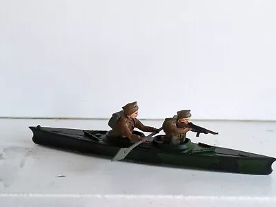 1/35 Scale British Ww2  Figures Royal Marines Commando Kayak Painted Resin • £14