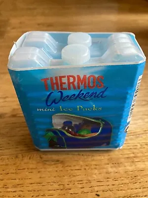 Thermos Pack Of 2 Weekend Mini Ice-Packs Blocks Ideal For Lunch Boxes 2 X100g • £4.50