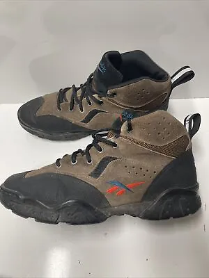 Vintage Reebok Suede Mens Hiking Boots Size 12 • $49.99