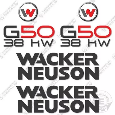 Fits Wacker Neuson G50 38KW Decal Kit Generator Replacement Stickers - 3M VINYL! • $99.95