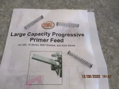 Mec Large Capacity Primer Feed Replacement Spring • $6.95