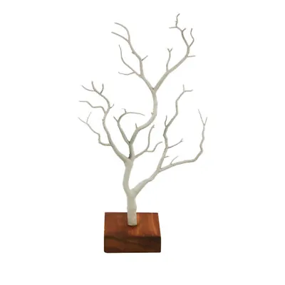  Ornament Holder Display Stand Earring Organizer Tray Jewelry Rack Tree Shape • £14.78