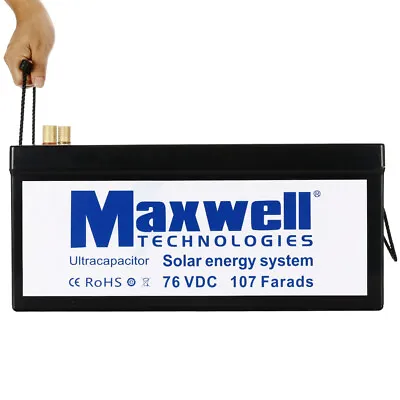 Maxwell 76V 107Farads Super Capacitor Car Battery Power Bank 2.7v 3000F 28pcs • $1199