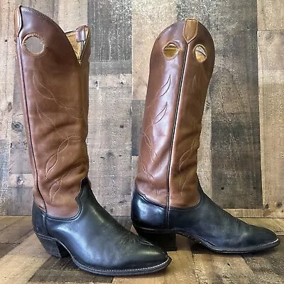 Tony Lama 5089 Vintage Buckaroo Cowboy Boots Mens 11 D • $235