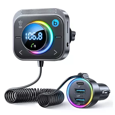 Bluetooth Handsfree FM Transmitter Wireless Radio Adapter USB Car Kit Mp3 Player • $35