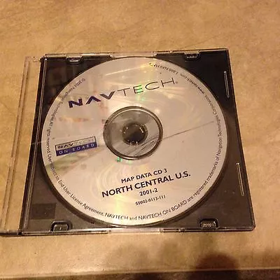 Mercedes Navtech On Board Road Map Data CD 3 North Central USA • $19.95