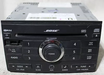 Nissan Maxima 2007 2008 Factory BOSE 6 Disc CD Player Radio AUX 28185ZK31A • $43.99