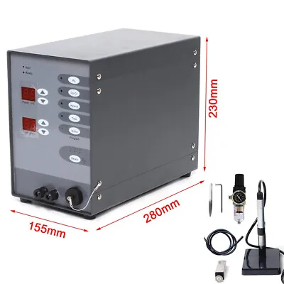 110V 50-600A Automatic CNC Spot Welder 100W Pulse Argon CNC Spot Welding Machine • $345