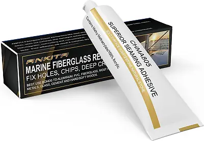 Marine Fiberglass Repair Kit Gel Coat Epoxy Filler White For Boats Jet Ski • $30.20