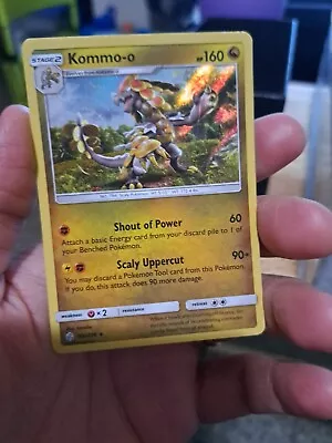 Pokemon Kommo-o 163/236 Holo Rare Cosmic Eclipse NM/MT • $1.30