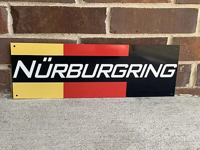 Nurburgring Racing Garage Sign BMW Porsche Mercedes Baked • $22