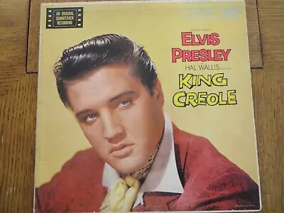 Elvis Presley – King Creole - 1958 - RCA Victor LPM 1884 Vinyl LP F/G • $7.16