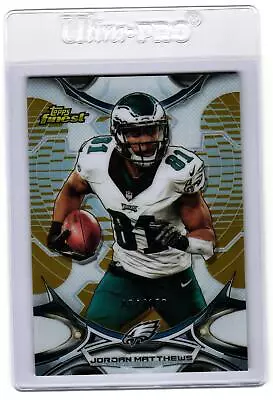 2015 Finest Jordan Matthews #135 Gold Refractor SN064/150 • $2.99