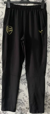 £4.99 • Buy Arsenal Puma Black Tracksuit Bottoms Boys Age 13-14 Years Excellent Condition