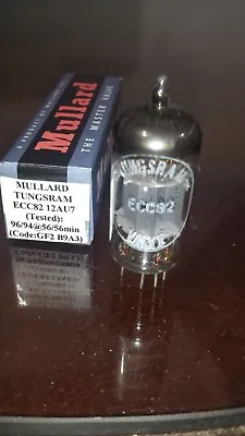 *RARE* - 1959 Tested NEW NOS Mullard 12AU7 ECC82 TUBE NO MICROPHONIC TV-7 Tested • $74.23