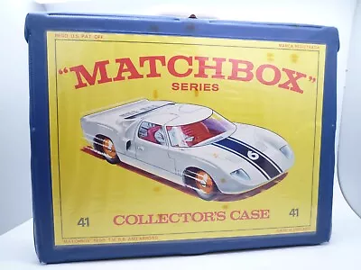 VINTAGE MATCHBOX LESNEY 48 CAR COLLECTORS CARRY CASE - EMPTY 1960s • $31.13