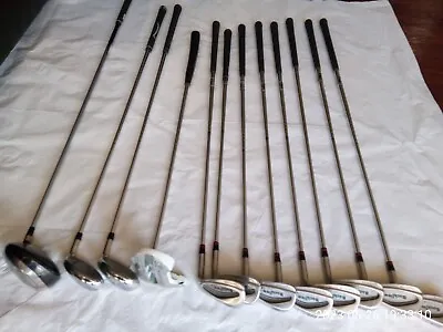 Golf Club Set. Backflow Fire Steel Adamsgolf Mg Golf Balls And Ogio Bag • $237.16