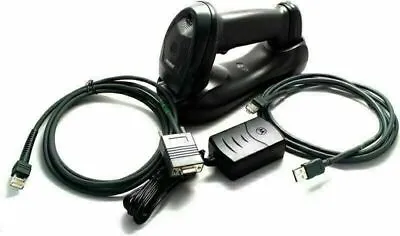 £216.99 • Buy Motorola LI4278-SR20007WR Wireless Barcode Scanner W/ Cradle Charger USB RS232