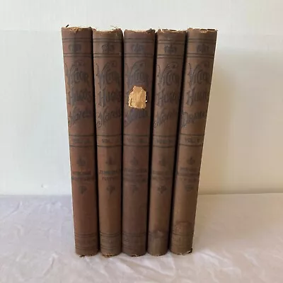 Antique Victor Hugo's Novels 5 Volume Set Illustrated W Wood Engravings • $49.99