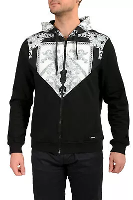 Versace Men's Multi-Color Hooded Full Zip Track Jacket Hoodie • $369.99