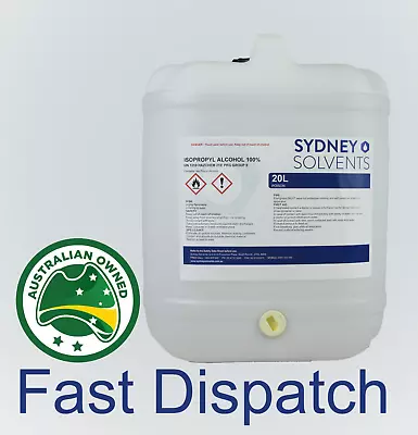 $85 • Buy Isopropyl Alcohol 100% IPA 20L Rubbing Alcohol Hand & Surface Disinfectant