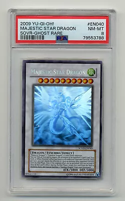 Yugioh Majestic Star Dragon SOVR-EN040 Ghost Rare PSA 8 • $90