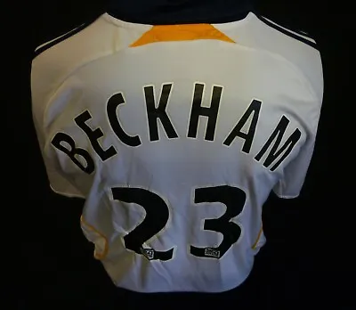£29.95 • Buy LA Galaxy Football Shirt 2007 / 2008 Beckham #23 Home MLS Adidas Size L