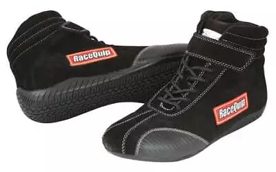 RaceQuip® 30500075RQP 305 Euro Carbon L Driving Shoes SFI 3.3/5 Black Size 7.5 • $76.97