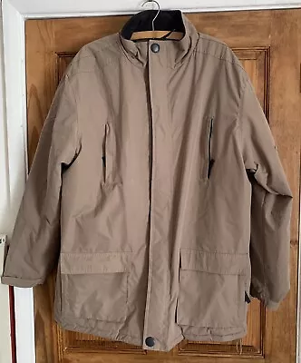 £1.49 • Buy BHS Atlantic Bay Mens Quilted Taupe Jacket -Size XL *Read*