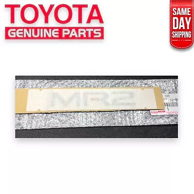 94 - 95 Toyota Mr2 Spyder Rear Center Nameplate Plate Emblem Badge Oem New • $35.16