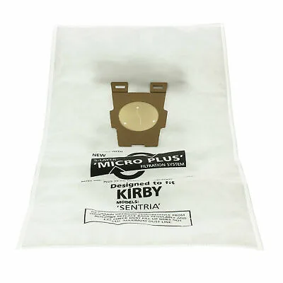 £7.59 • Buy Vacuum Cleaner Hoover Dust Bags For Kirby Sentria Micro Plus Microfibre X 5 Pack