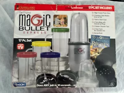 The Original Magic Bullet Express 17 Piece Set Blender. • $50