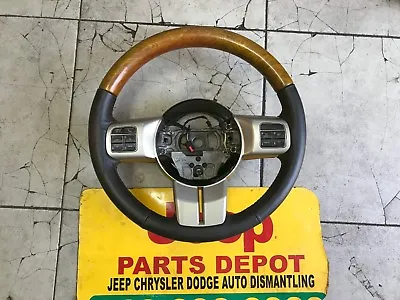 2011 - 2013 Jeep Grand Cherokee Overland Steering Wheel Wood Trim Oem Mopar  • $135