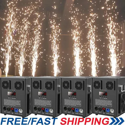 4X 700W Cold Spark Firework Machine DMX Stage Effect Wedding Machine Party Xmas • £209.99