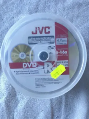 £7.99 • Buy 12 JVC DVD-R 16x Premium Speed Blank Discs 4.7GB