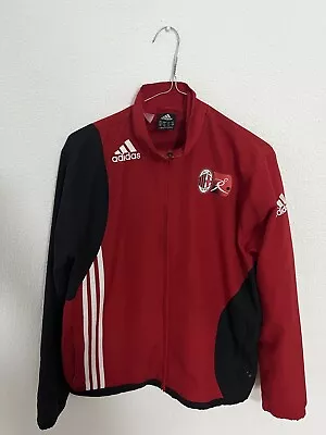 AC Milan Adidas Red Intesa Originals Dolce Gabbana Track Jacket Size S/M 34/36 • £14.99