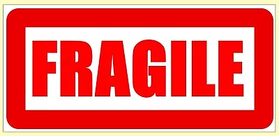 Fragile Stickers / Fragile Labels. Small Or Large Size Multiple Pack Sizes. • £2.99