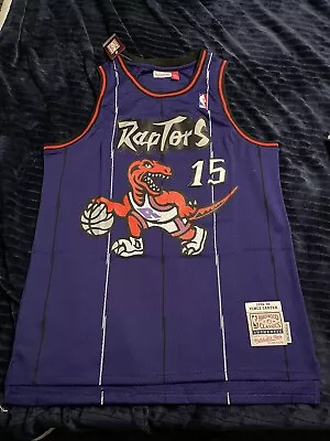 Vince Carter Toronto Raptors Purple NBA Jersey Mens XL 2X Mitchell & Ness *READ* • $50