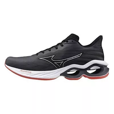 Mizuno Wave Creation 25 [J1GC240103] Men Running Shoes Black/Red/White • $188.92