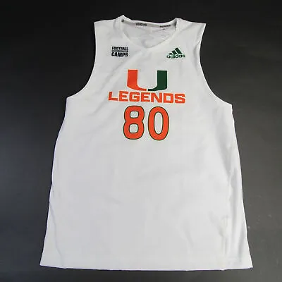 Miami Hurricanes Adidas Practice Jersey - Other Men's White Used • $14