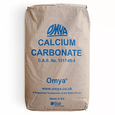 25kg Calcium Carbonate Powder | Garden Fertiliser & Acidic Soil Amendment • £19.49
