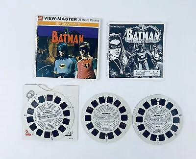 Sawyer's B492 Batman Adam West Ward Catwoman TV Show View-master 3 Reels Packet • $36