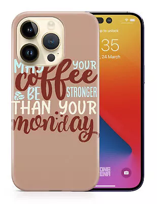 Case Cover For Apple Iphone|cute Coffee Lover Quotes #1 • $13.95