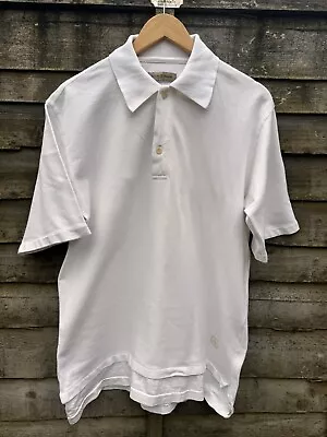 Massimo Osti Production Vintage White Polo Shirt Size :Medium • £44