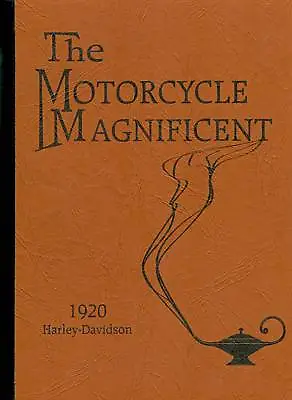 1920 HARLEY DAVIDSON CATALOG-  MOTORCYCLE MAGNIFICENT  Antique Reproduction • $26