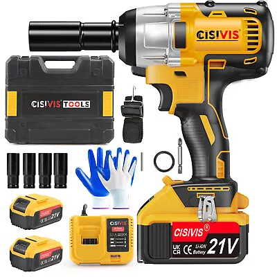 21V Cordless Electric Impact Wrench Drill Gun Ratchet Driver Dewalt Battery UK • £42.99