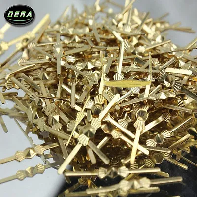 100PCS Chandelier Lamp Parts Crystal Bead Metal Connector Golden Bowtie Pin- • $6.99