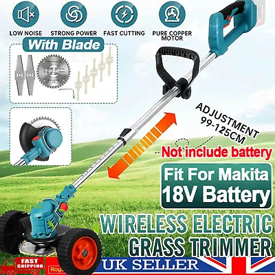 Cordless Strimmer Grass Trimmer Tree Cutter Garden Edger Electric For Makita 18V • £35.99