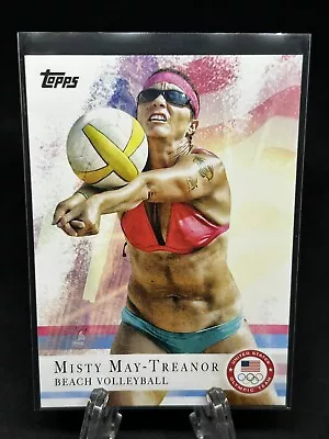 MISTY MAY-TREANOR 2012 TOPPS OLYMPIC CARD #40 USA BEACH VOLLEYBALL Olympics • $6